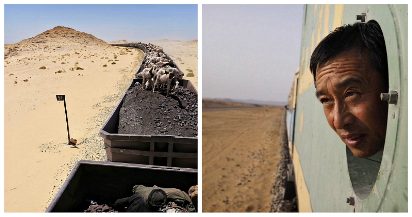 A través del Sahara, en el océano en el tren de carga: extrema viaje en el más largo de trenes en el mundo