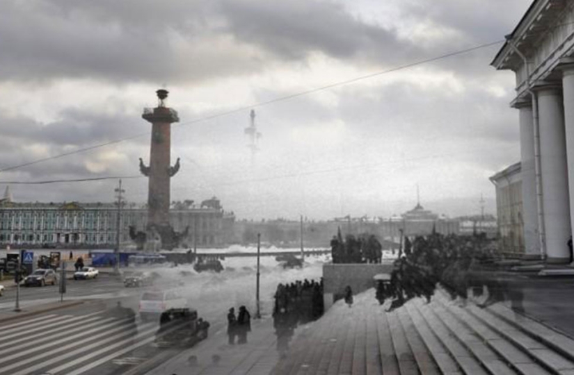 A través del tejido del tiempo: la liberación de Leningrado sitiada en 1944 en las calles de la moderna San Petersburgo