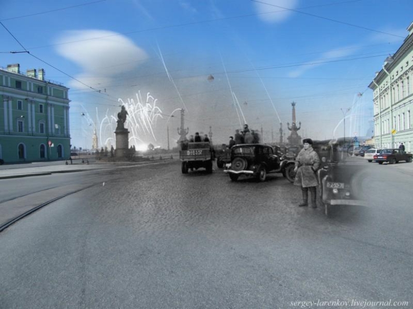 A través del tejido del tiempo: la liberación de Leningrado sitiada en 1944 en las calles de la moderna San Petersburgo