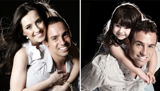 A tres años de la tragedia, un brasileño recrea una foto de su difunta esposa con su hija de tres años A tres años de la tragedia, un brasileño recrea una foto de su difunta esposa con su hija de tres años