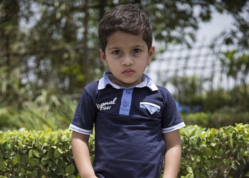 A two-year-old baby from India suffers from premature puberty