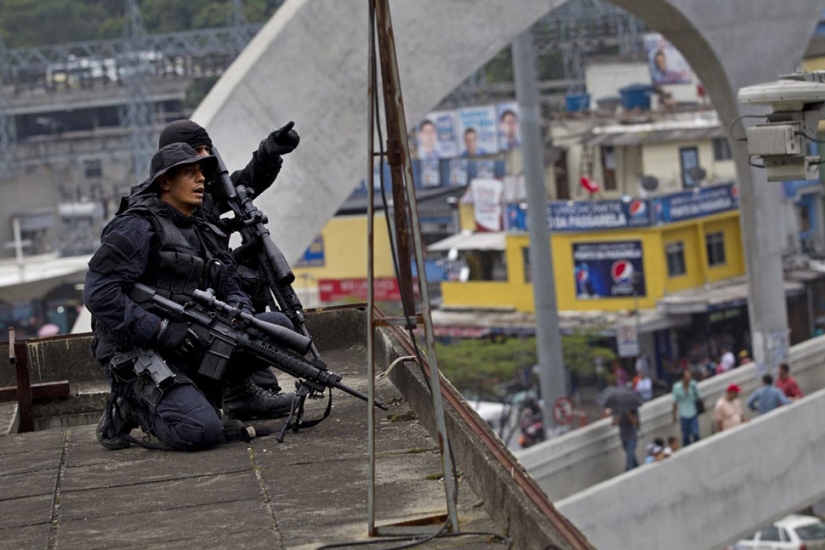 A walk through the dangerous favelas of Rio de Janeiro in the company of Brazilian special forces