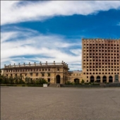 Abandoned buildings and devastation in Abkhazia