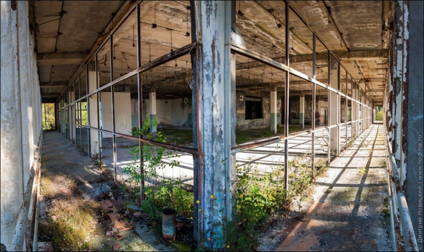Abandoned buildings and devastation in Abkhazia