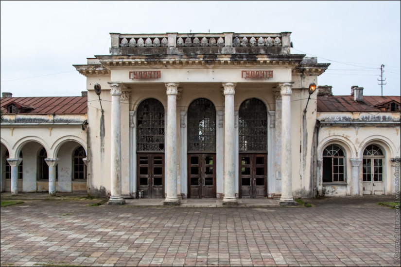 Abandoned buildings and devastation in Abkhazia