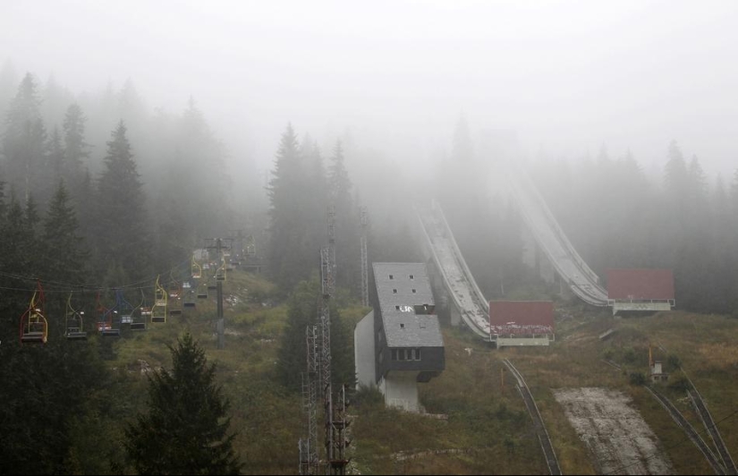 Abandoned places of Olympic glory in Sarajevo