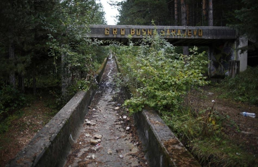 Abandoned places of Olympic glory in Sarajevo