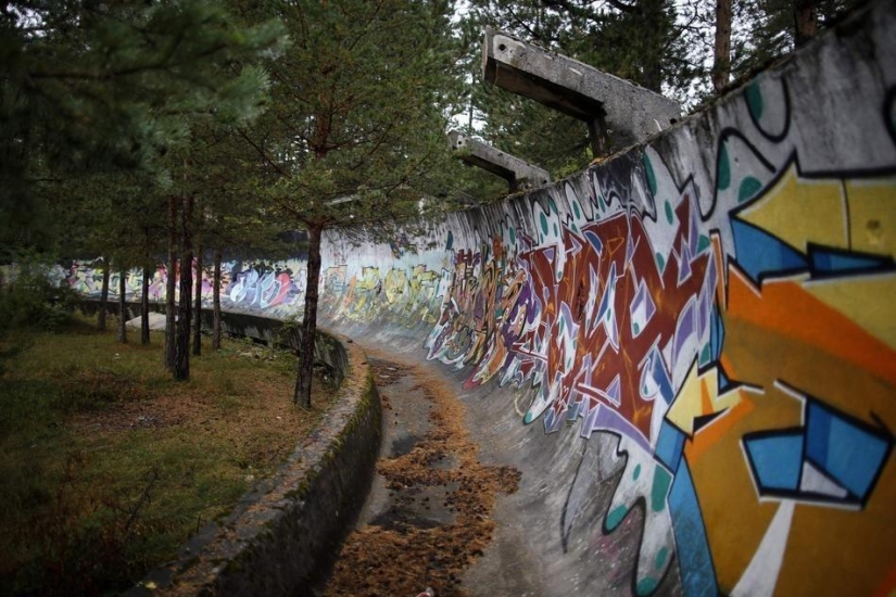 Abandoned places of Olympic glory in Sarajevo