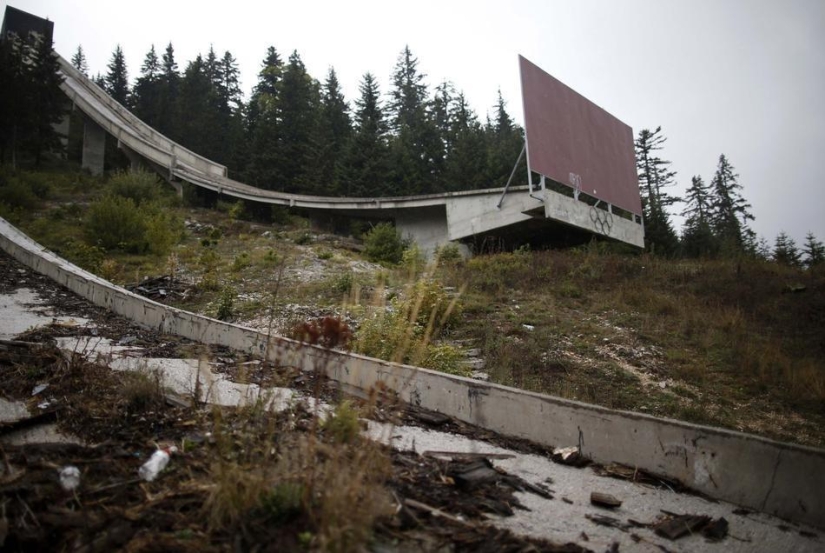 Abandoned places of Olympic glory in Sarajevo