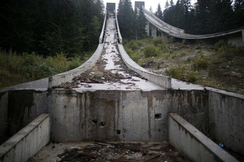 Abandoned places of Olympic glory in Sarajevo