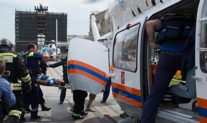 Accident in the Moscow metro on the stretch Slavyansky Boulevard - Victory Park