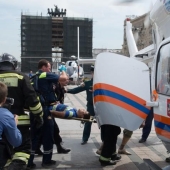 Accident in the Moscow metro on the stretch Slavyansky Boulevard - Victory Park