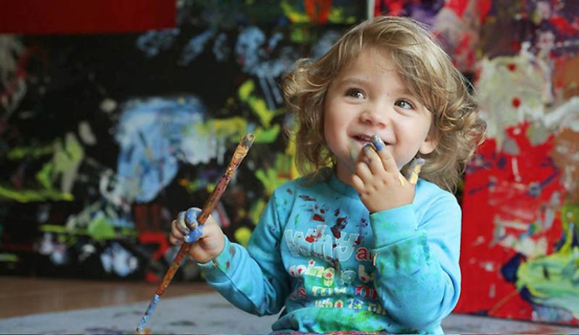 Aelita Andre is the youngest artist in the world