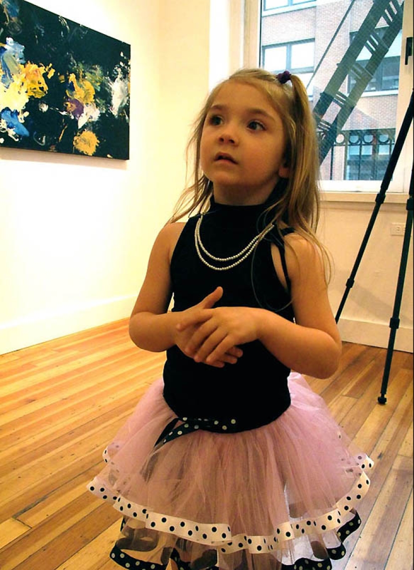 Aelita Andre is the youngest artist in the world