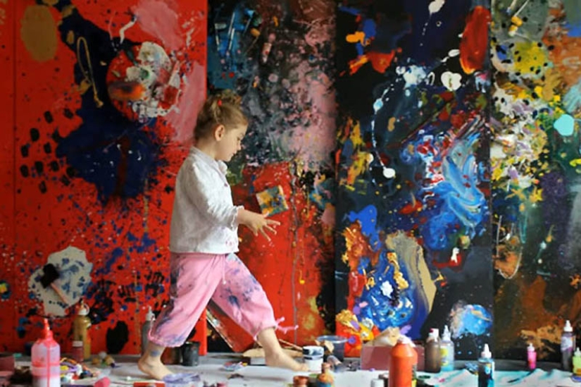 Aelita Andre is the youngest artist in the world