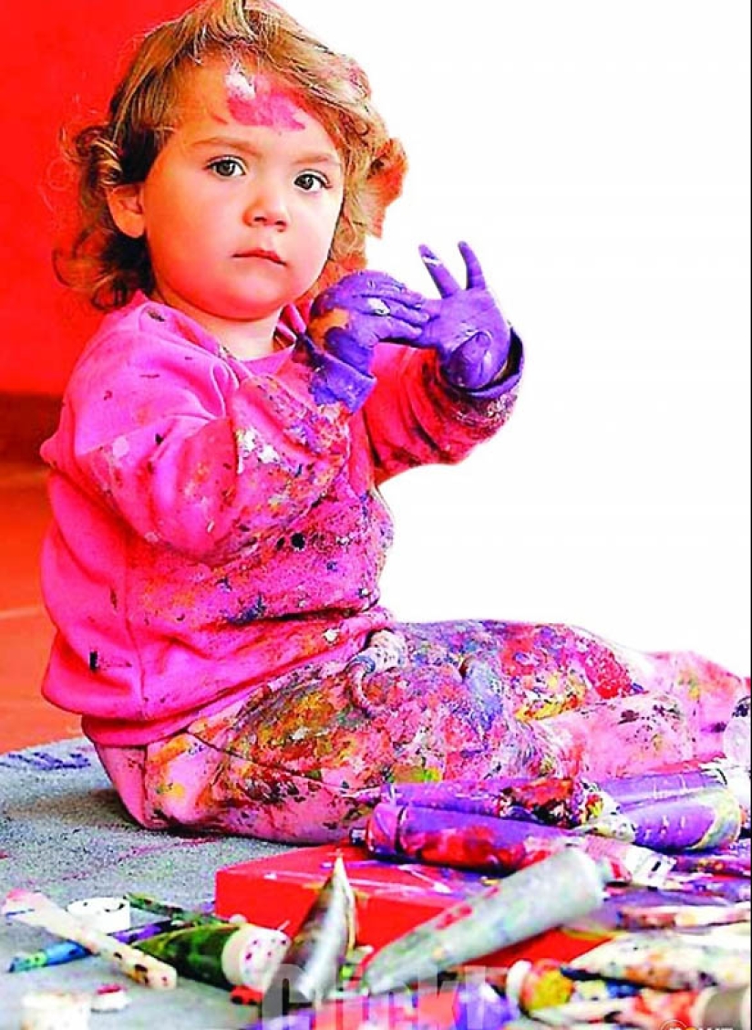 Aelita Andre is the youngest artist in the world