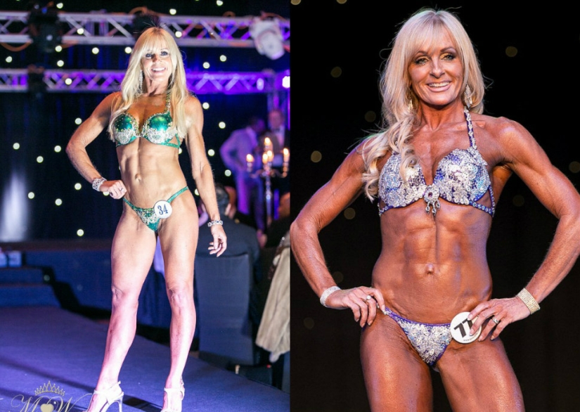 Age is not a hindrance: 52—year-old British bodybuilder conquers bikini contests