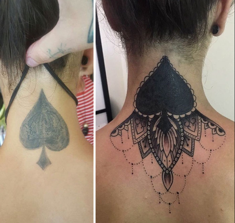 All is not lost: brilliant examples of correcting unsuccessful tattoos