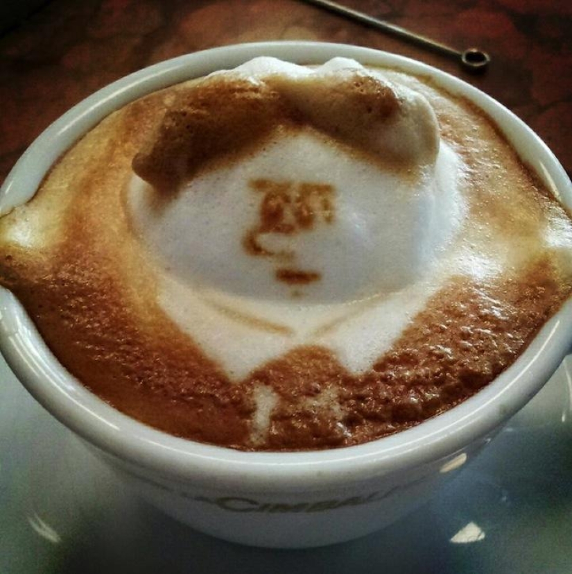 Amazing 3D Latte Drawings