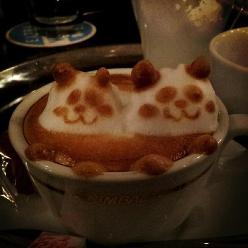 Amazing 3D Latte Drawings