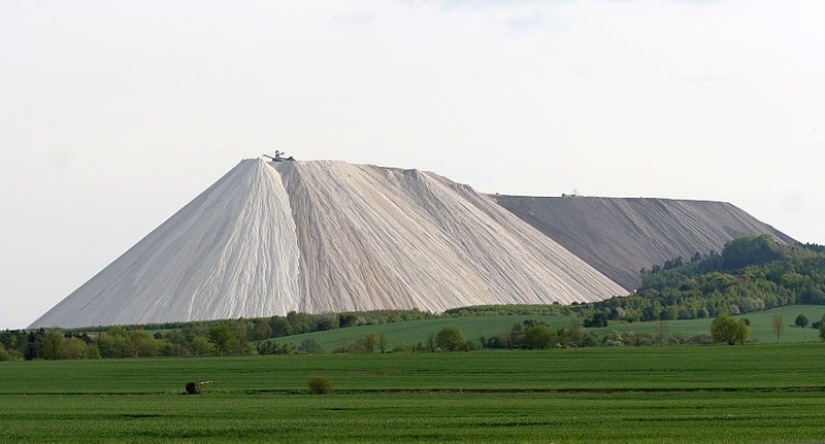 Amazing salt mountain in Germany