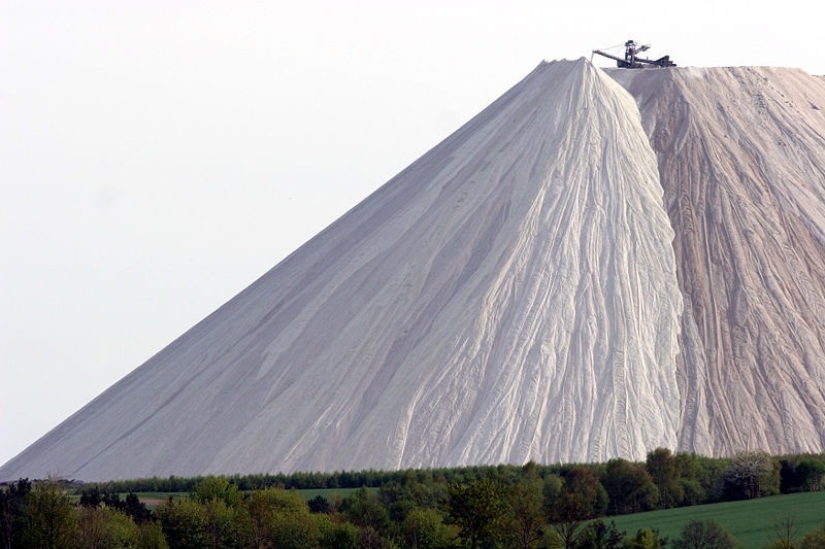 Amazing salt mountain in Germany