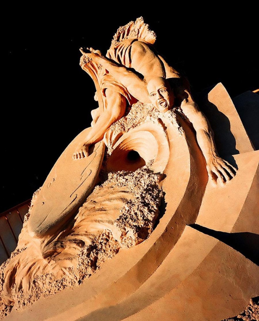 Amazing sand sculptures from a Chinese master