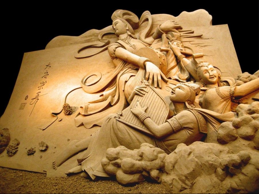 Amazing sand sculptures from a Chinese master