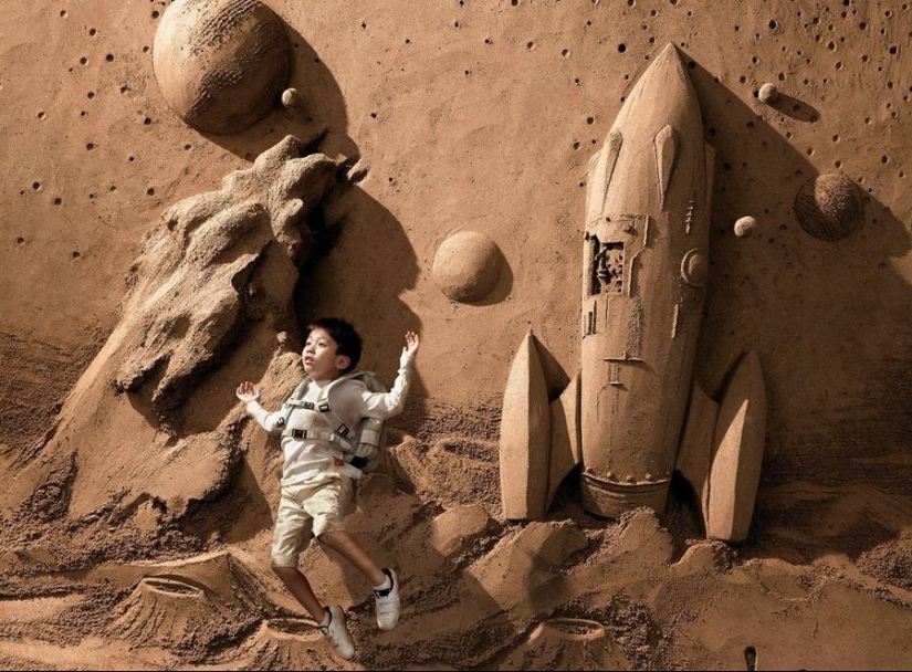 Amazing sand sculptures from a Chinese master