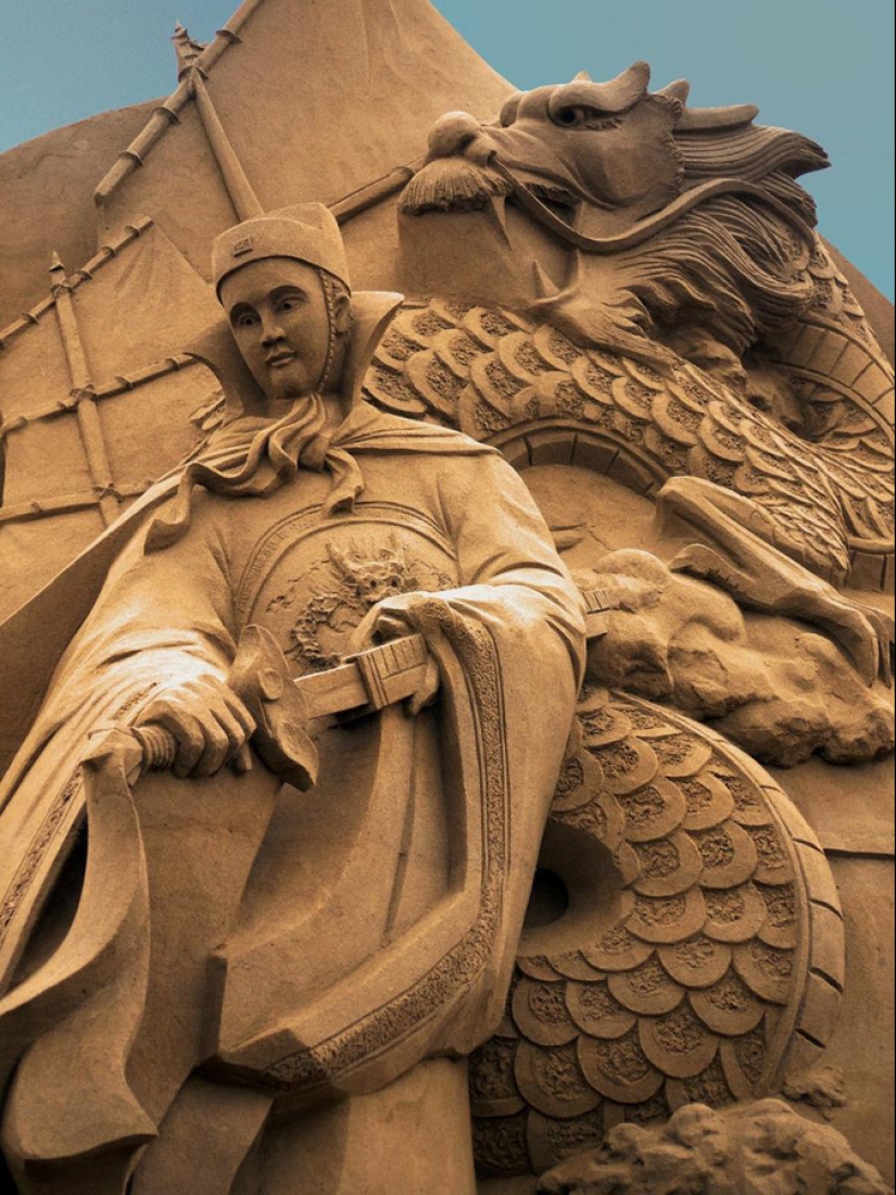 Amazing sand sculptures from a Chinese master