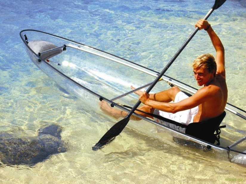 Amazing transparent boats