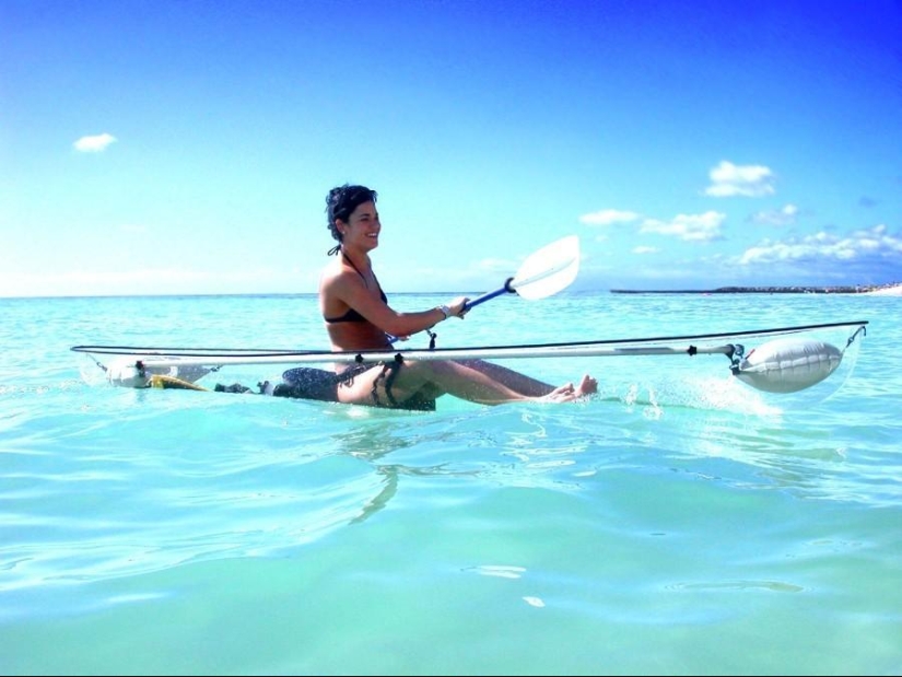 Amazing transparent boats