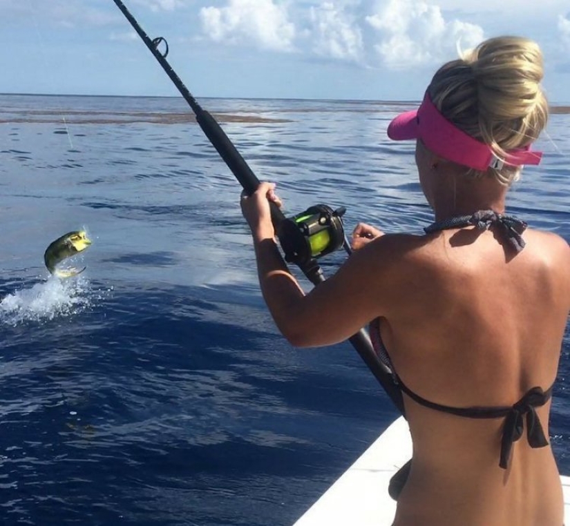 American woman urges women to go fishing