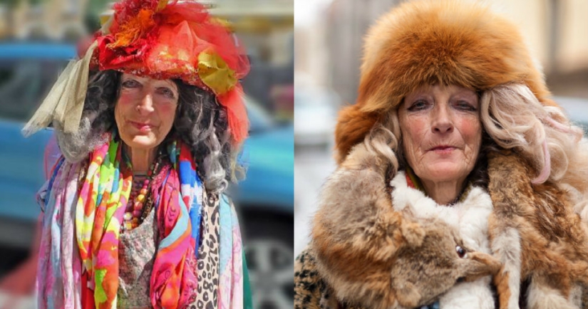 An 80-year-old homeless woman from Vilnius has become a local celebrity and a real style icon