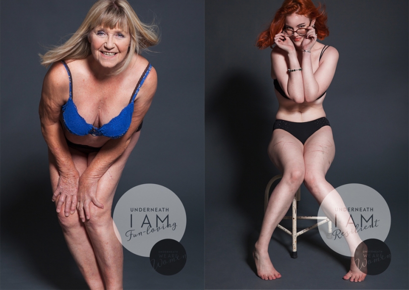 An Australian photographer has shot 100 ordinary women in lingerie as part of a body-positive photo project