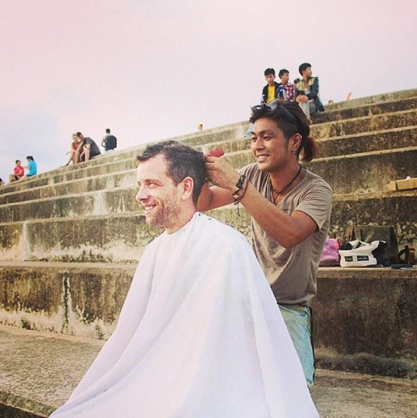 An unusual journey: 1000 haircuts around the world