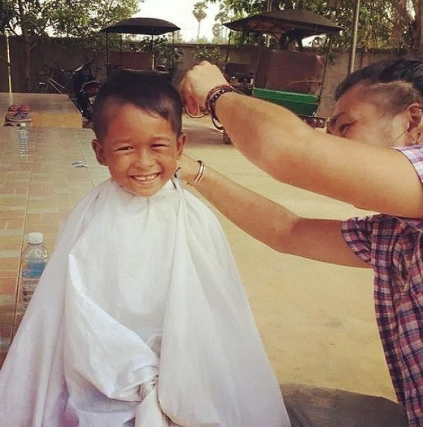 An unusual journey: 1000 haircuts around the world