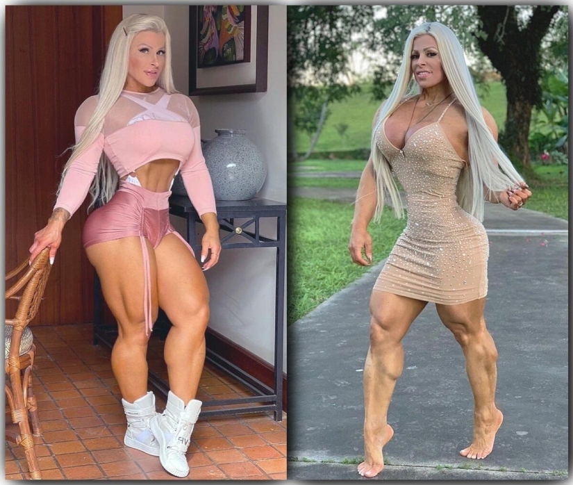 Ann Louise Freitas - Brazilian "Centaur Barbie" with a wasp waist and an incredible bottom of the body
