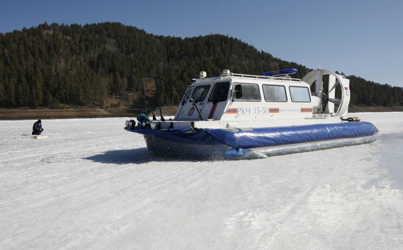 Año en el río Yenisei