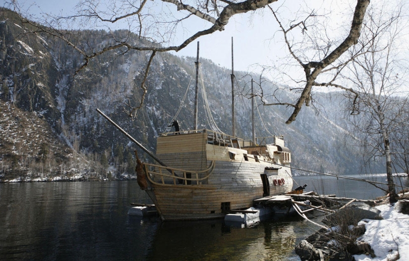 Año en el río Yenisei