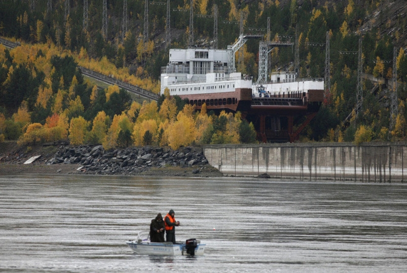 Año en el río Yenisei