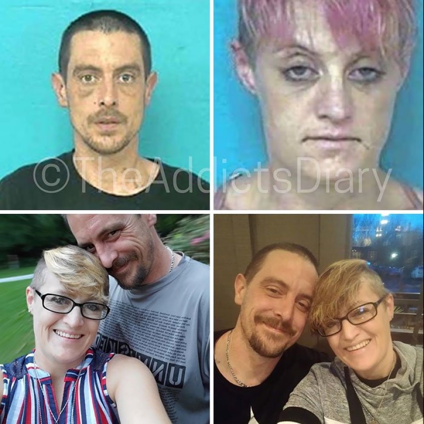 Antes y después: 20 fotos de la gente que decidió dejar de usar drogas