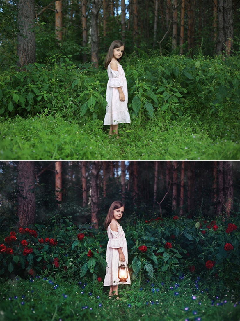 Antes y después: cómo las imágenes ordinarias se convierten en tomas mágicas