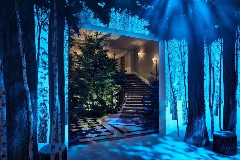 Apple designers have transformed a London hotel for Christmas