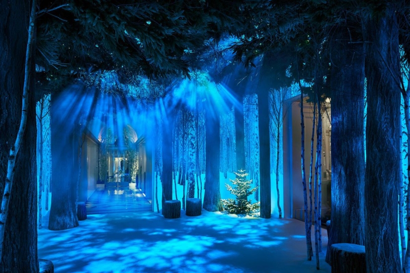 Apple designers have transformed a London hotel for Christmas