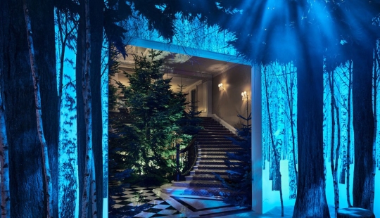 Apple designers have transformed a London hotel for Christmas