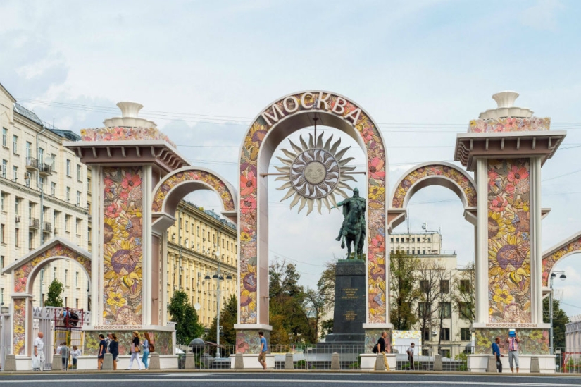 Arcos únicos decorarán Moscú en el Día de la Ciudad