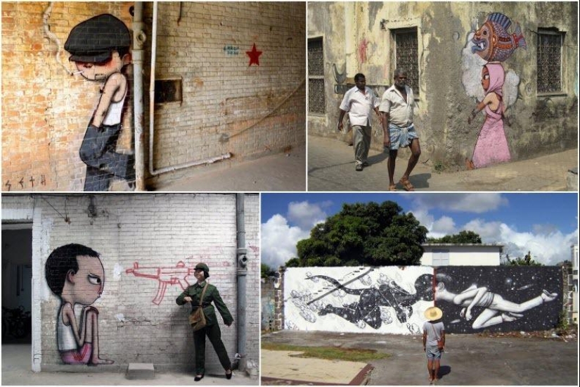 Arte callejero de Julien Malland