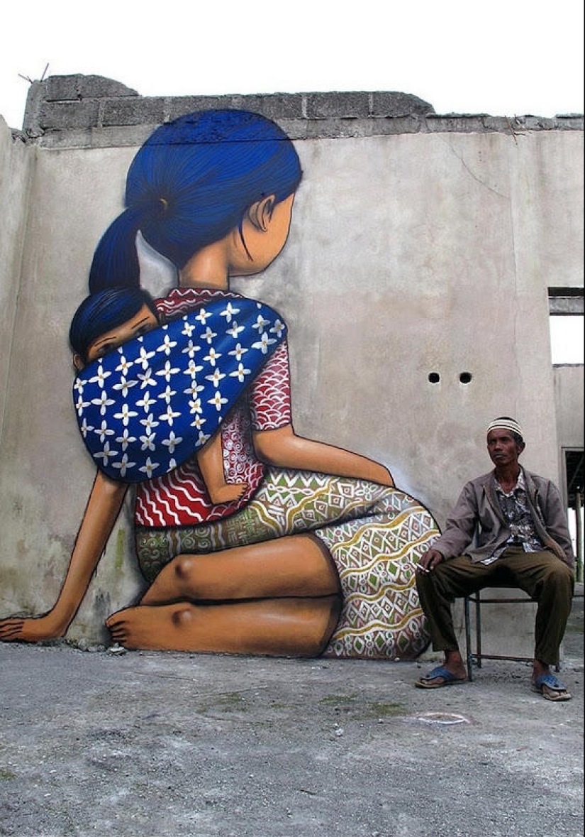 Arte callejero de Julien Malland