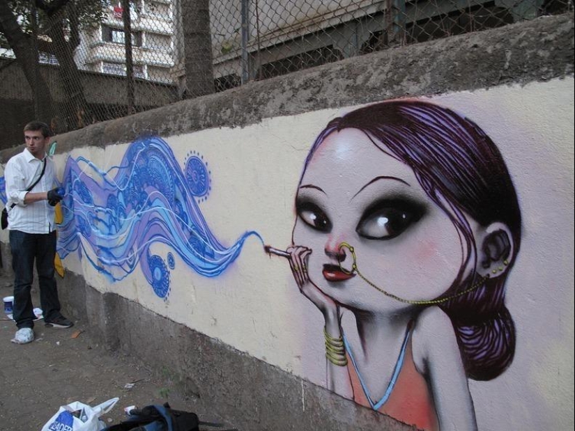 Arte callejero de Julien Malland